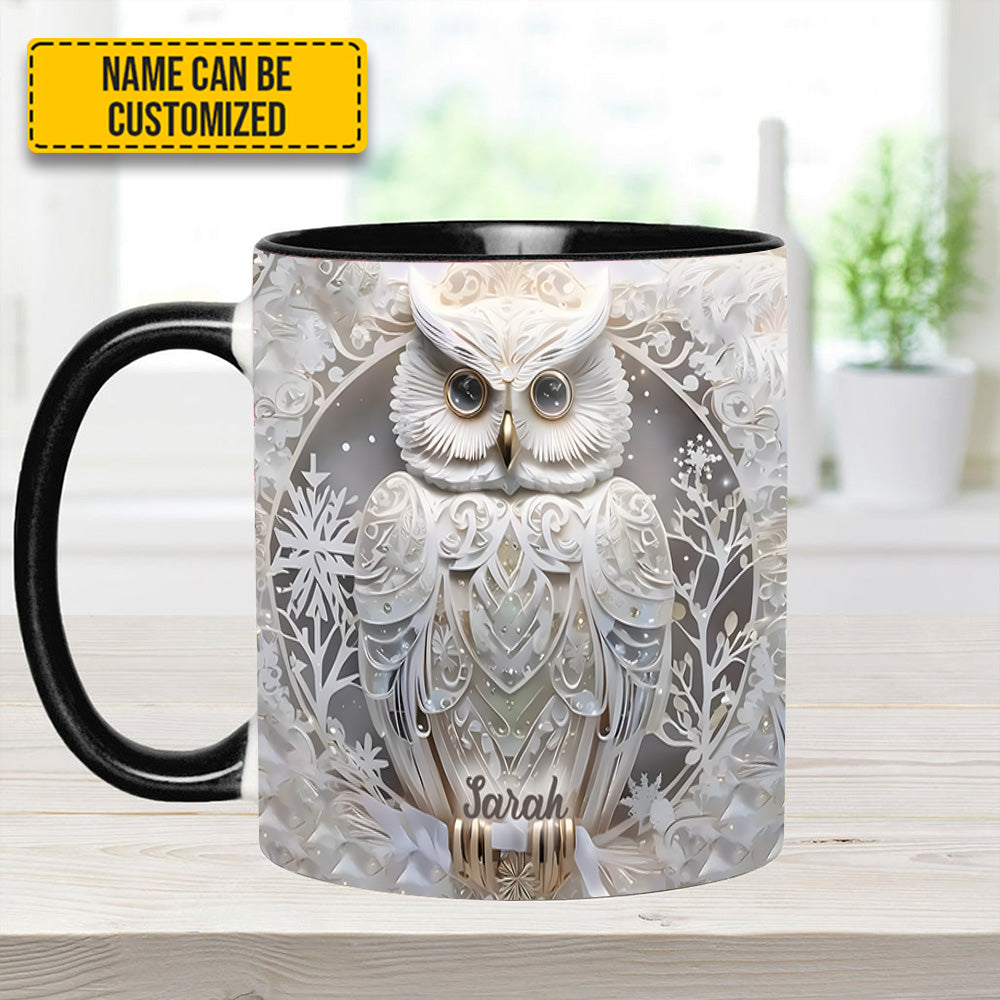 Love Owl - Personalized Accent Mug - Image 13
