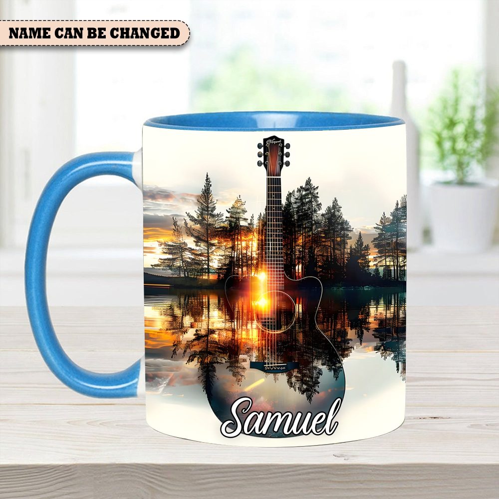 Fantasy Guitar – Personalized Guitar Accent Mug - Image 13