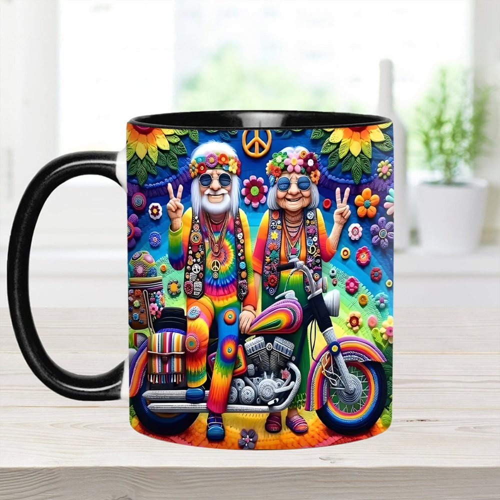 Couple Hippie Accent Mug - Image 3