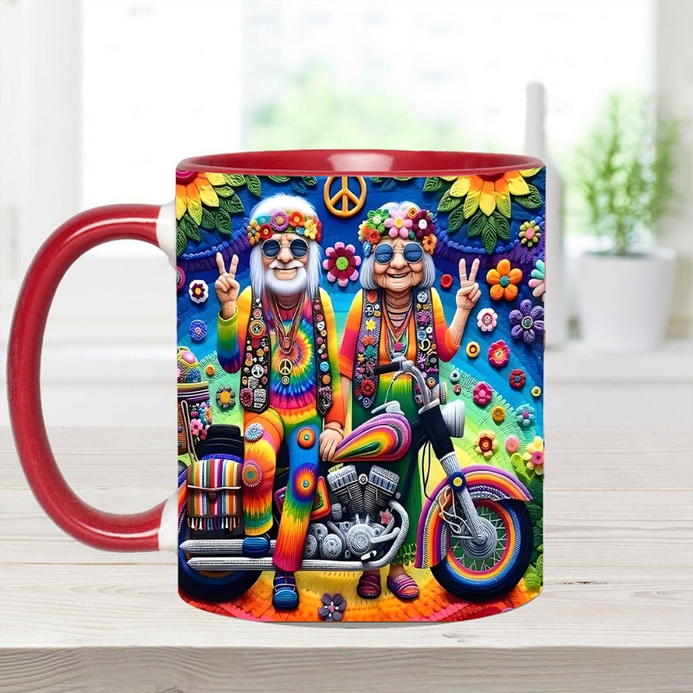 Couple Hippie Accent Mug - Image 2
