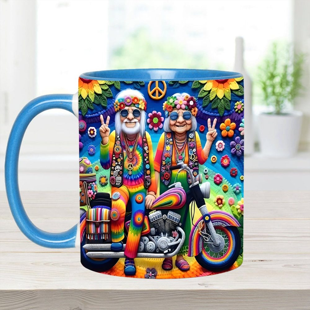 Couple Hippie Accent Mug - Image 5