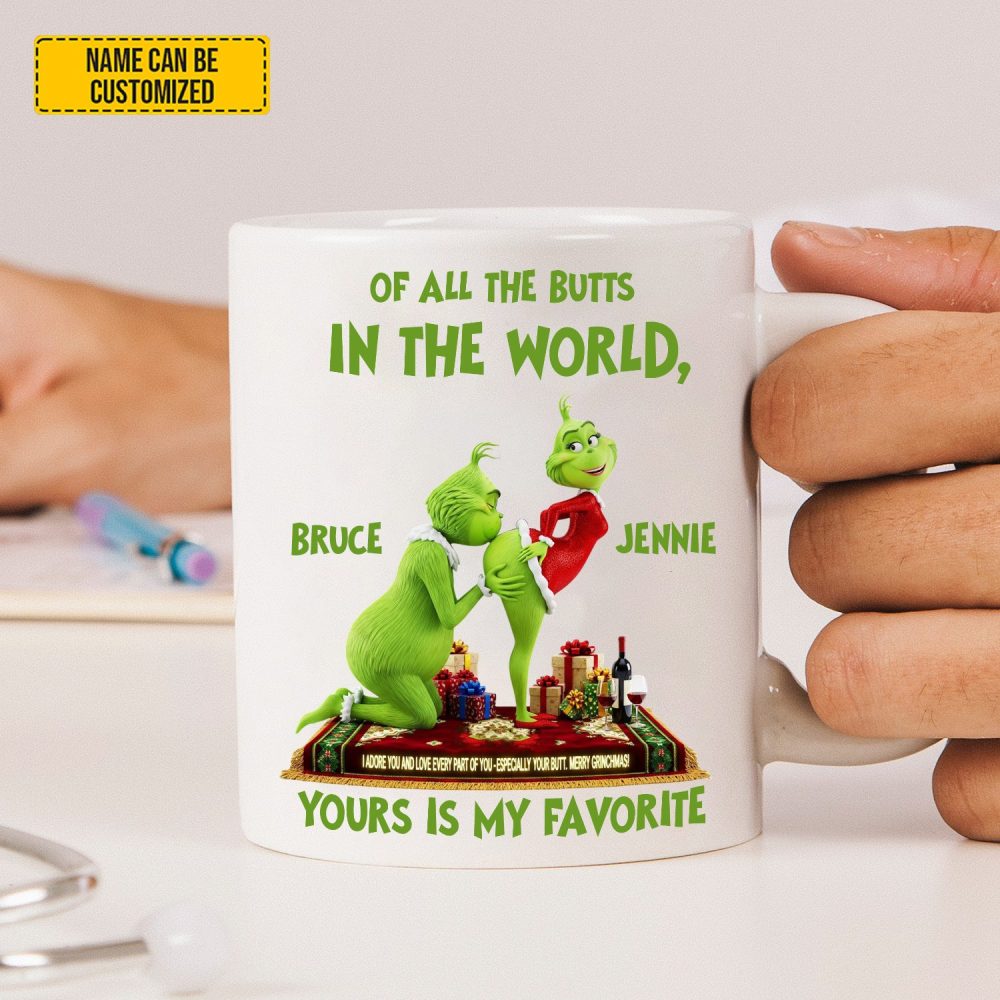 Personalized Funny Green Couple Mug - Image 5