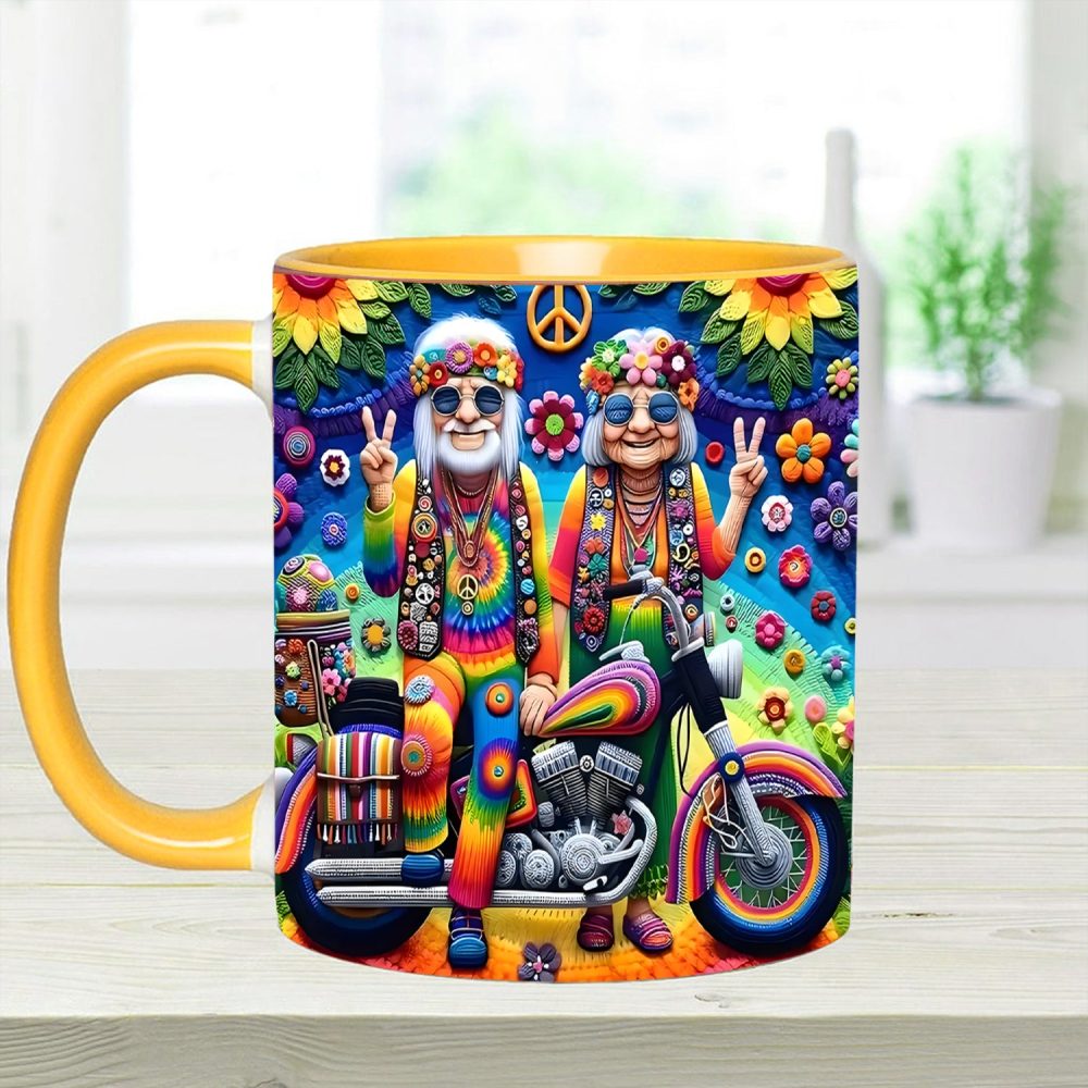 Couple Hippie Accent Mug - Image 7