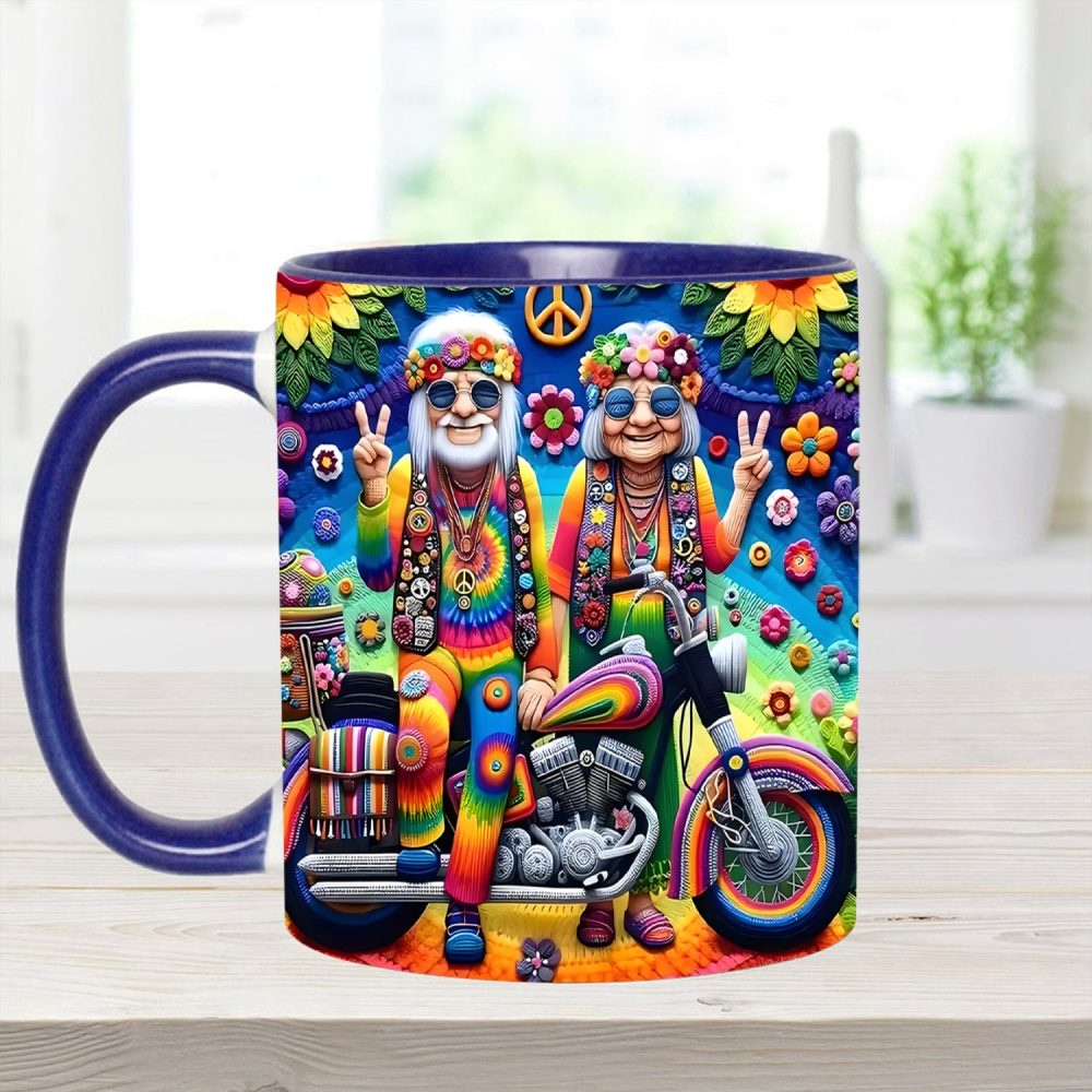 Couple Hippie Accent Mug - Image 8