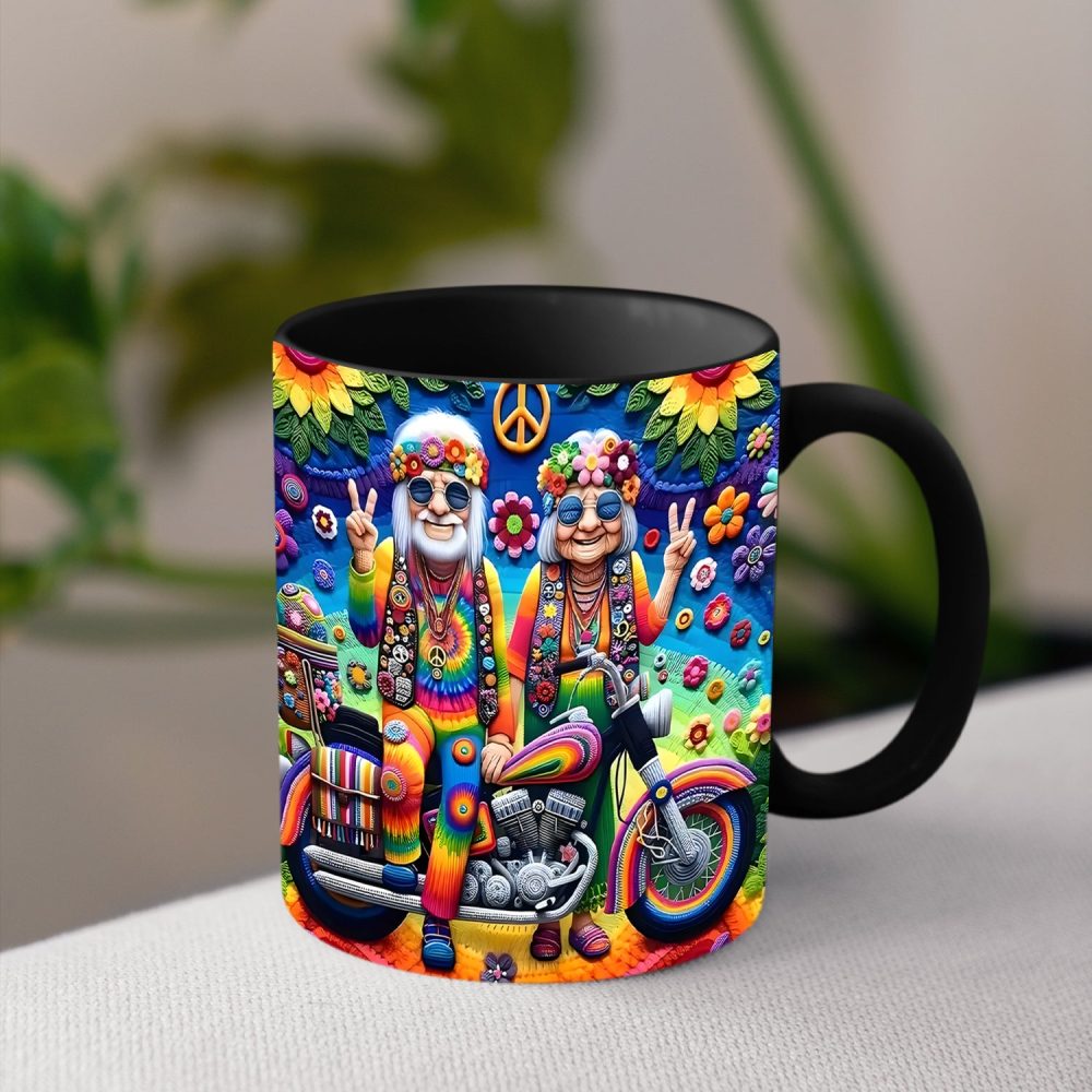 Couple Hippie Accent Mug - Image 11