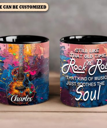 Still Like That Old Time - Personalized Guitar Accent Mug
