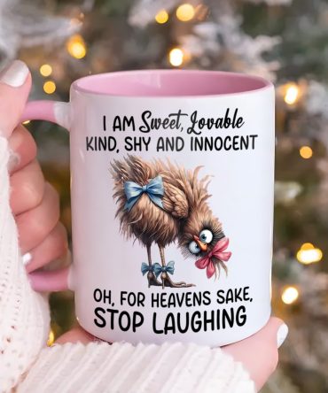 I Am Sweet Loveable Kind - Chicken Accent Mug