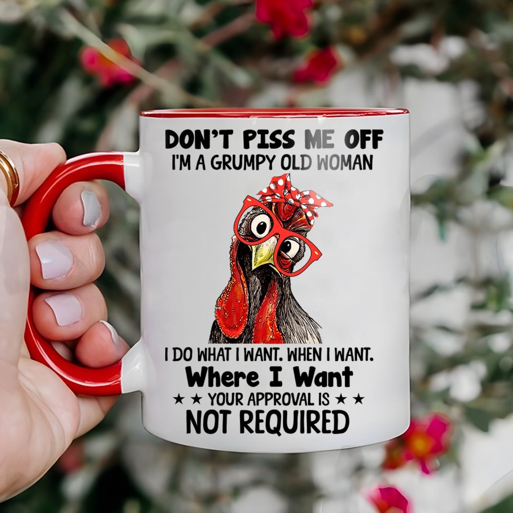 Don'T Piss Me Off - Chicken Accent Mug - Image 2