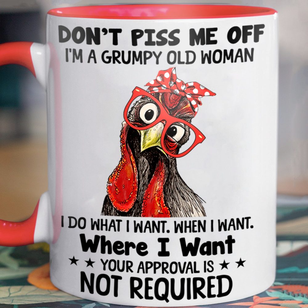 Don'T Piss Me Off - Chicken Accent Mug - Image 3