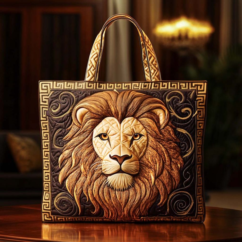 Majestic King Quilted Tote Bag