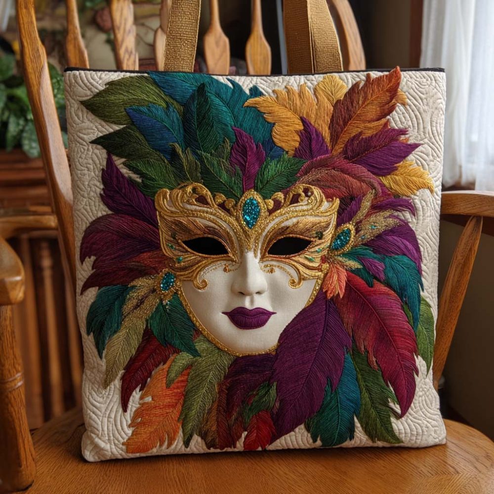 Mardi Spark Quilted Tote Bag