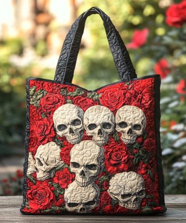 Midnight Glow Quilted Tote Bag