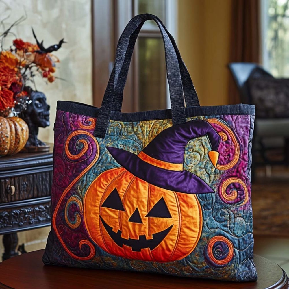 Monster Mood Quilted Tote Bag