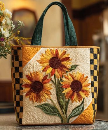 Morning Shine Quilted Tote Bag