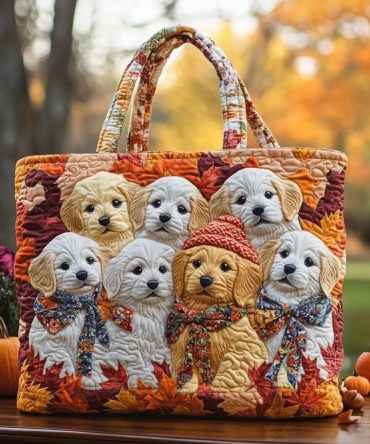 Morning Smile Quilted Tote Bag