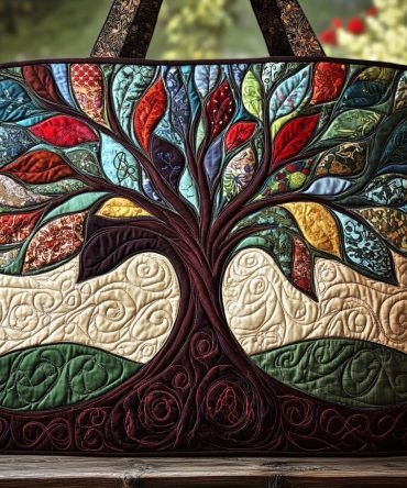 Nature Touch Quilted Tote Bag