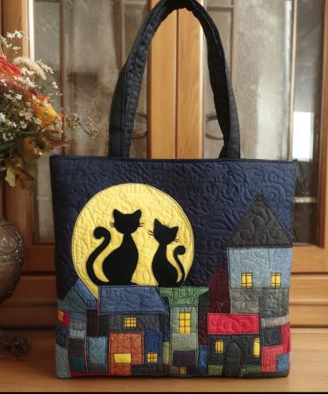 Nightfall Companion Quilted Tote Bag