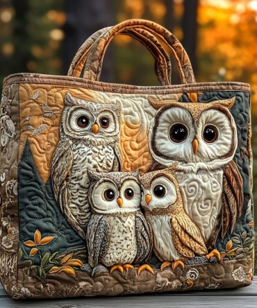 Nightwatcher Quilted Tote Bag