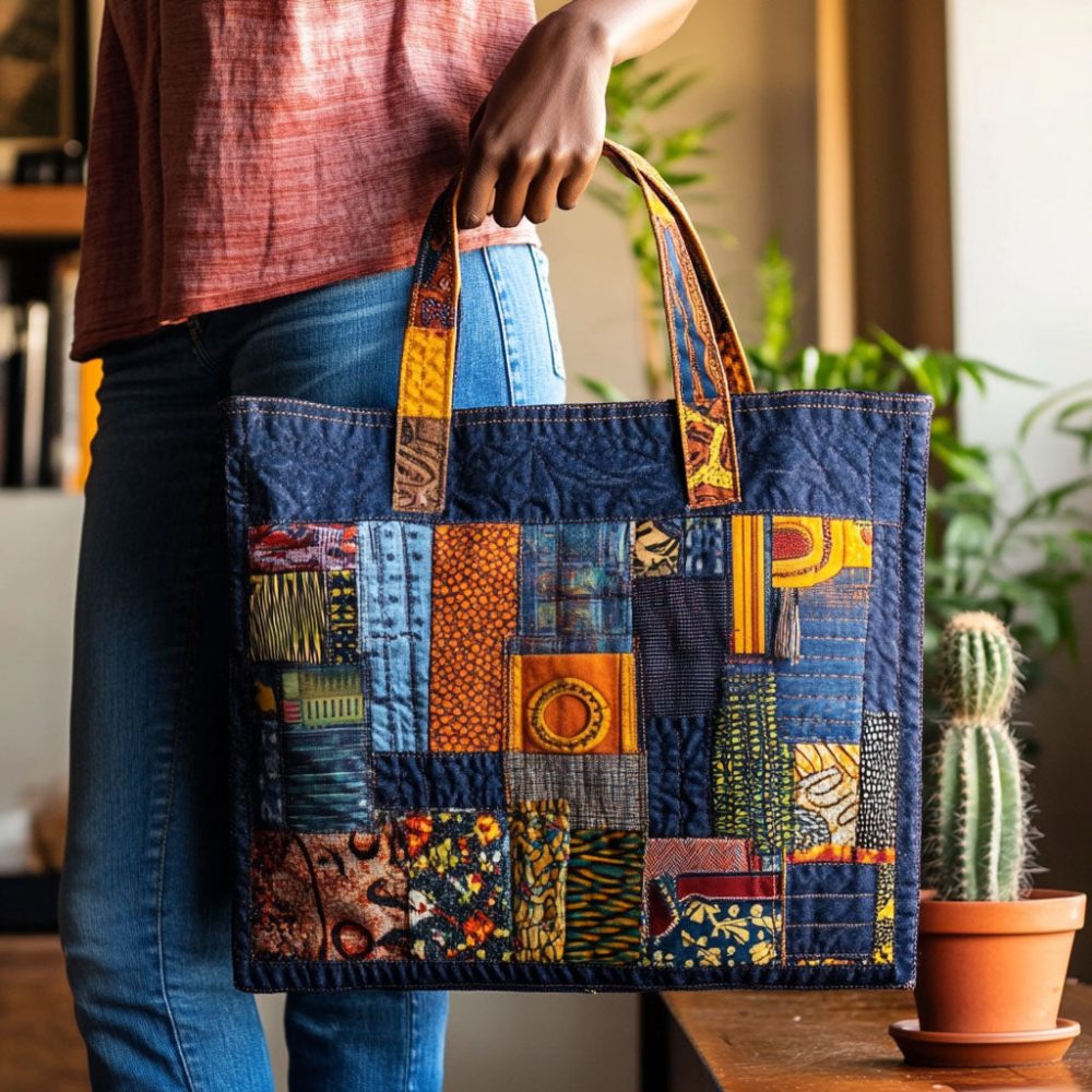 Nomad Soul Quilted Tote Bag