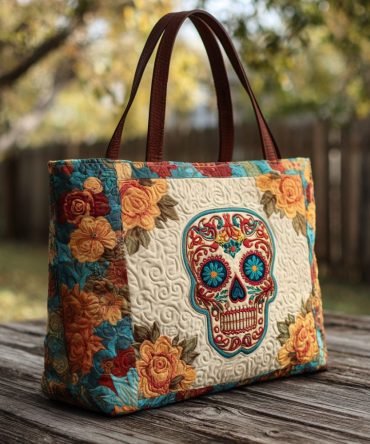 Painted Spirits Quilted Tote Bag