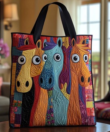 Patchwork Spirit Quilted Tote Bag