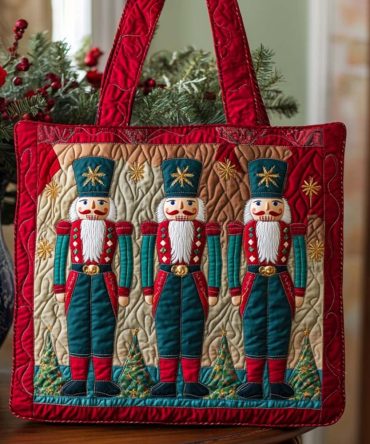 Peace Light Quilted Tote Bag