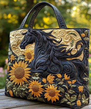 Prairie Bloom Quilted Tote Bag