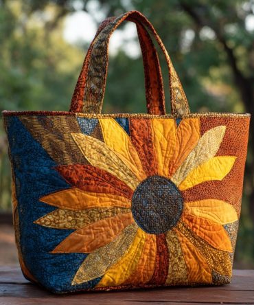 Radiant Patch Quilted Tote Bag