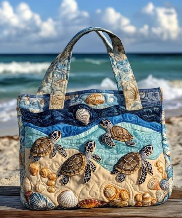 Reptile Retreat Quilted Tote Bag