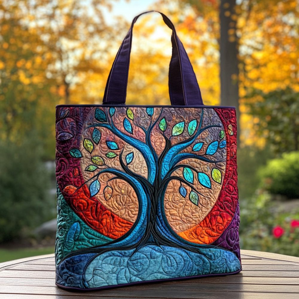 Rooted Soul Quilted Tote Bag