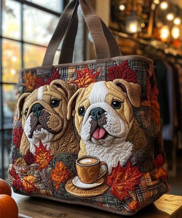 Rusty Paws Quilted Tote Bag