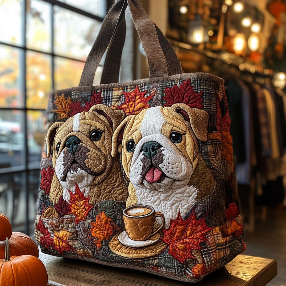 Rusty Paws Quilted Tote Bag