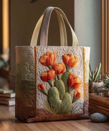 Saguaro Dust Quilted Tote Bag