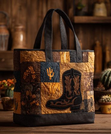 Saguaro Spirit Quilted Tote Bag