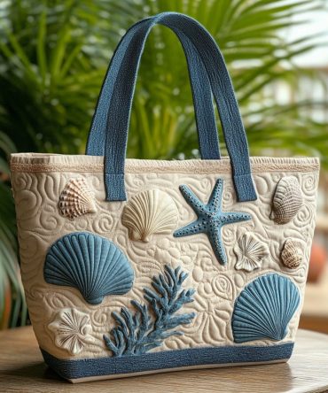 Sandy Finds Quilted Tote Bag