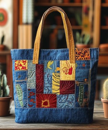Savannah Mosaic Quilted Tote Bag