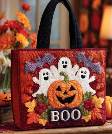 Scary Sweet Quilted Tote Bag