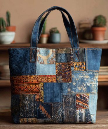 Serengeti Vibes Quilted Tote Bag