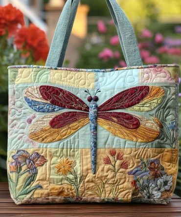Skyborne Grace Quilted Tote Bag