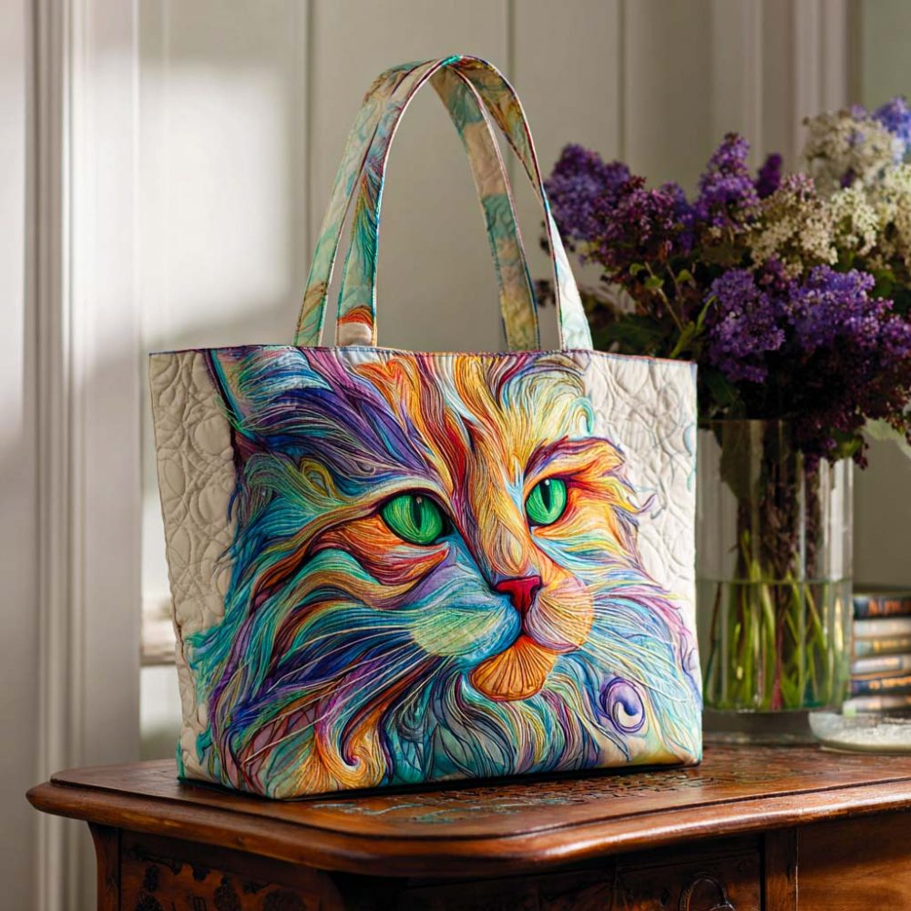 Soft Paws Quilted Tote Bag