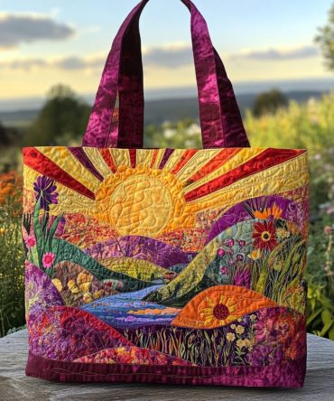 Sol Haven Quilted Tote Bag