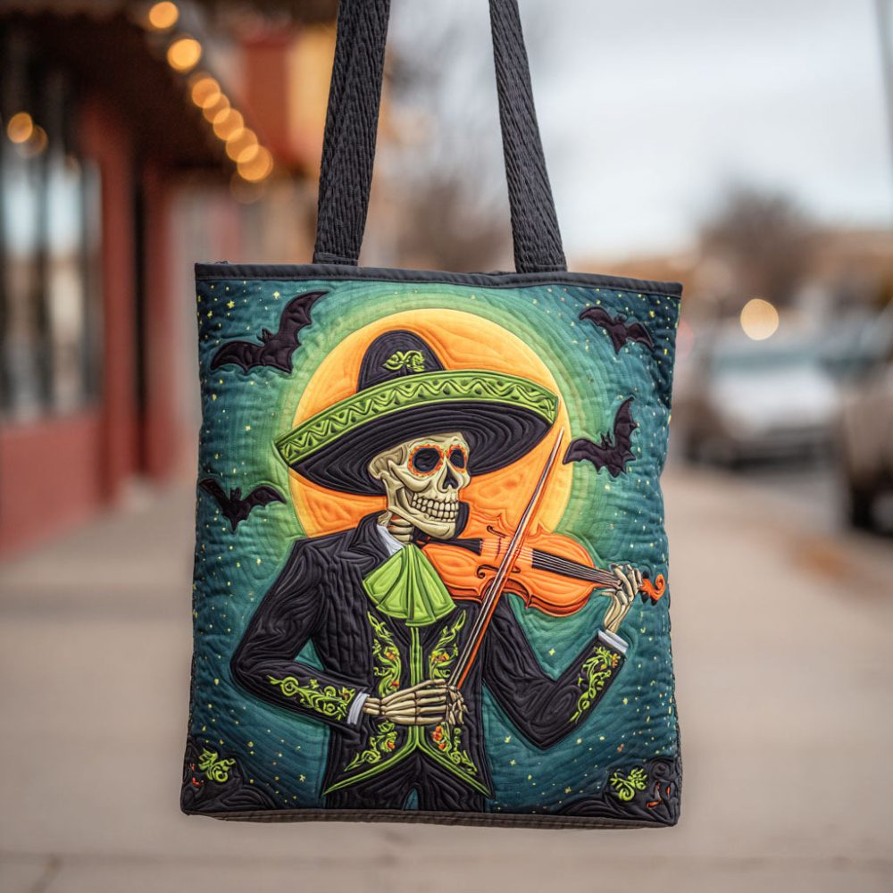 Soul Rhythm Quilted Tote Bag