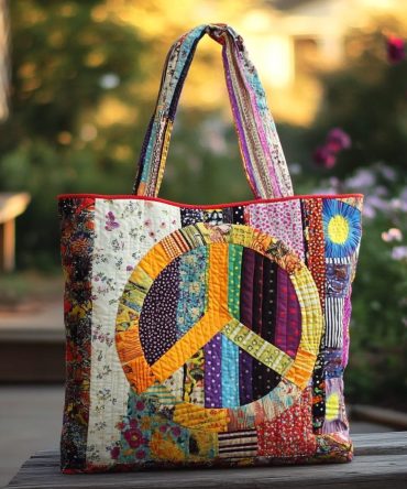Soulful Stitch Quilted Tote Bag