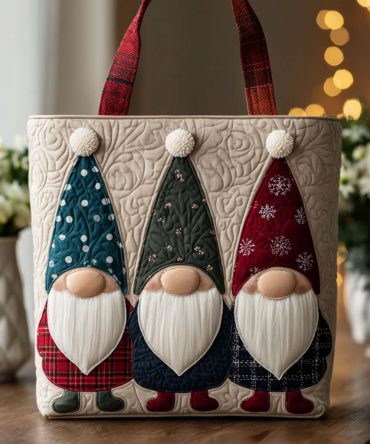 Sparkling Gift Quilted Tote Bag