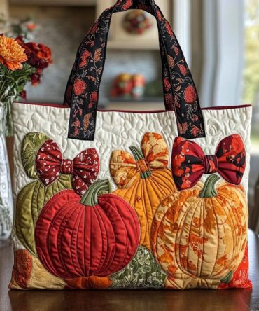 Spice Trails Quilted Tote Bag