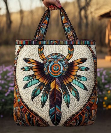 Spirit Thread Quilted Tote Bag