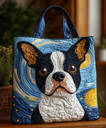 Starry Eyes Quilted Tote Bag