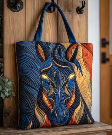 Storm Rider Quilted Tote Bag