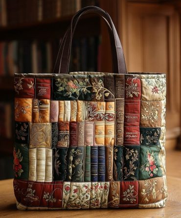 Story World Quilted Tote Bag