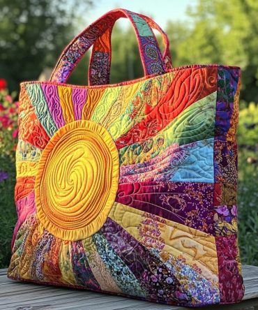 Sunshine Dreams Quilted Tote Bag